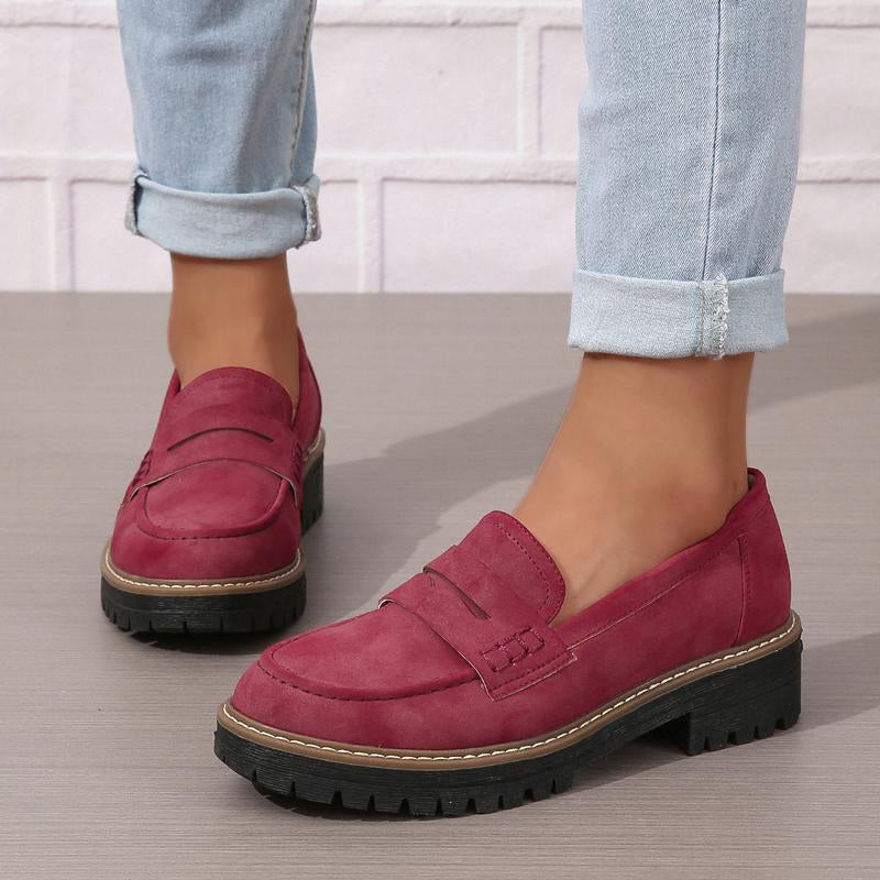 Fashion Flat Shoes Casual Matte British Style Women's Shoes