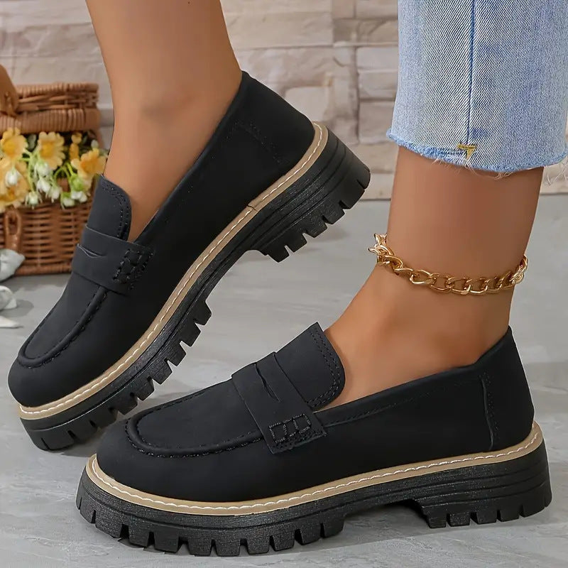 Fashion Flat Shoes Casual Matte British Style Women's Shoes