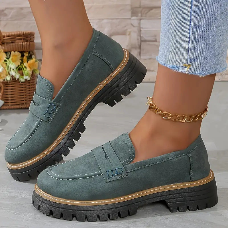 Fashion Flat Shoes Casual Matte British Style Women's Shoes