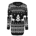 Women Ugly Christmas Sweaters Winter Long Sleeve Knitted Sweater Elk Snowflake Print Knitted Jumpers Knitwear Casual Soft Jacquard Pullover Xmas Look