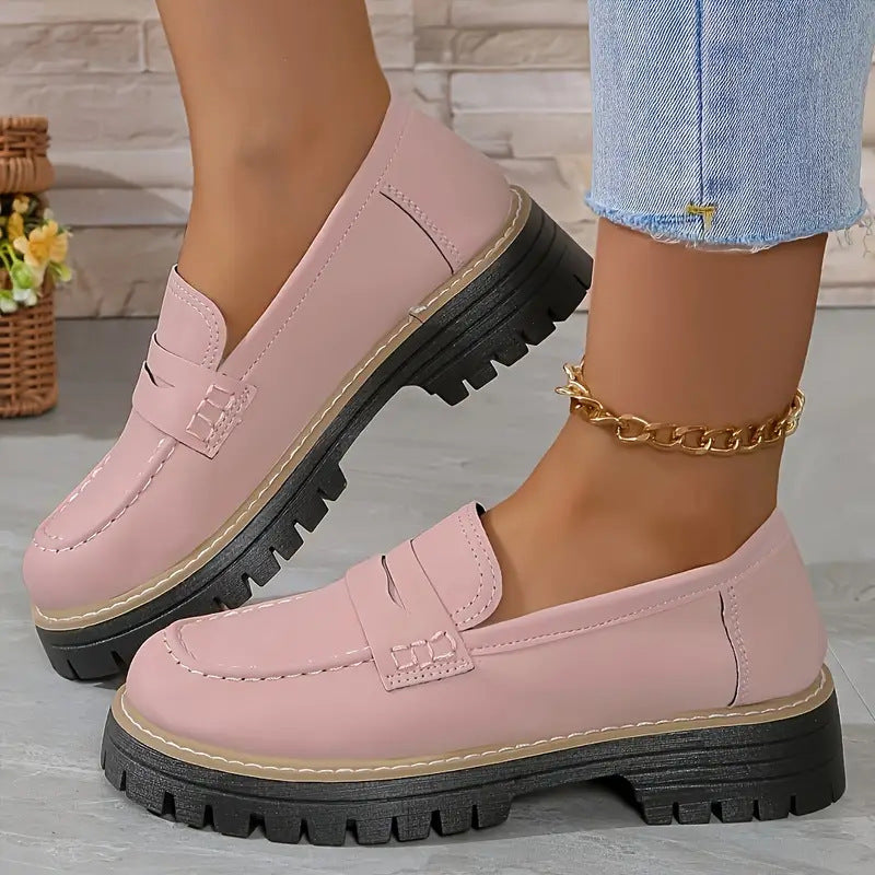 Fashion Flat Shoes Casual Matte British Style Women's Shoes
