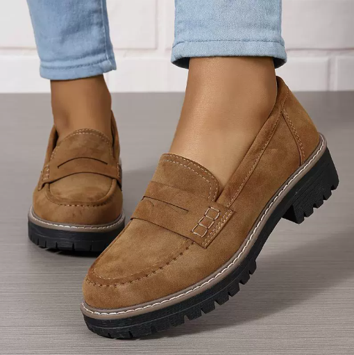 Fashion Flat Shoes Casual Matte British Style Women's Shoes