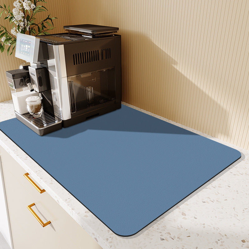 Absorbent Bowl And Plate Drying Mat Bar Counter Wash Basin Water Draining Pad Kitchen Table Table Non-slip Mat