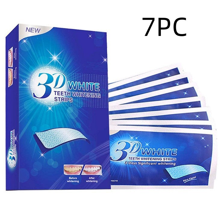 7 Pairs Of 14 WHITE Whitening Teeth Strips
