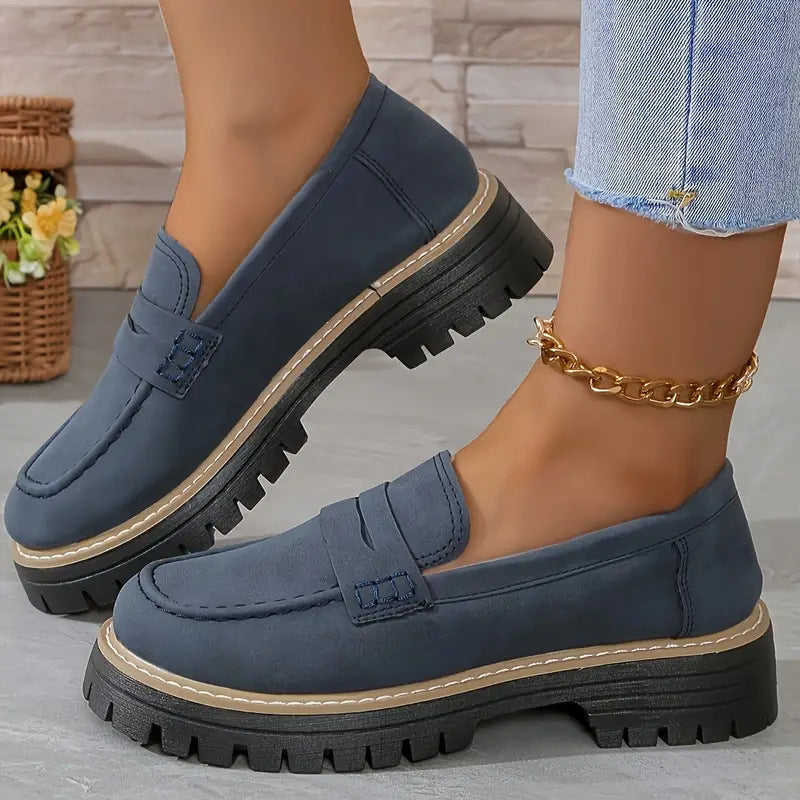 Fashion Flat Shoes Casual Matte British Style Women's Shoes