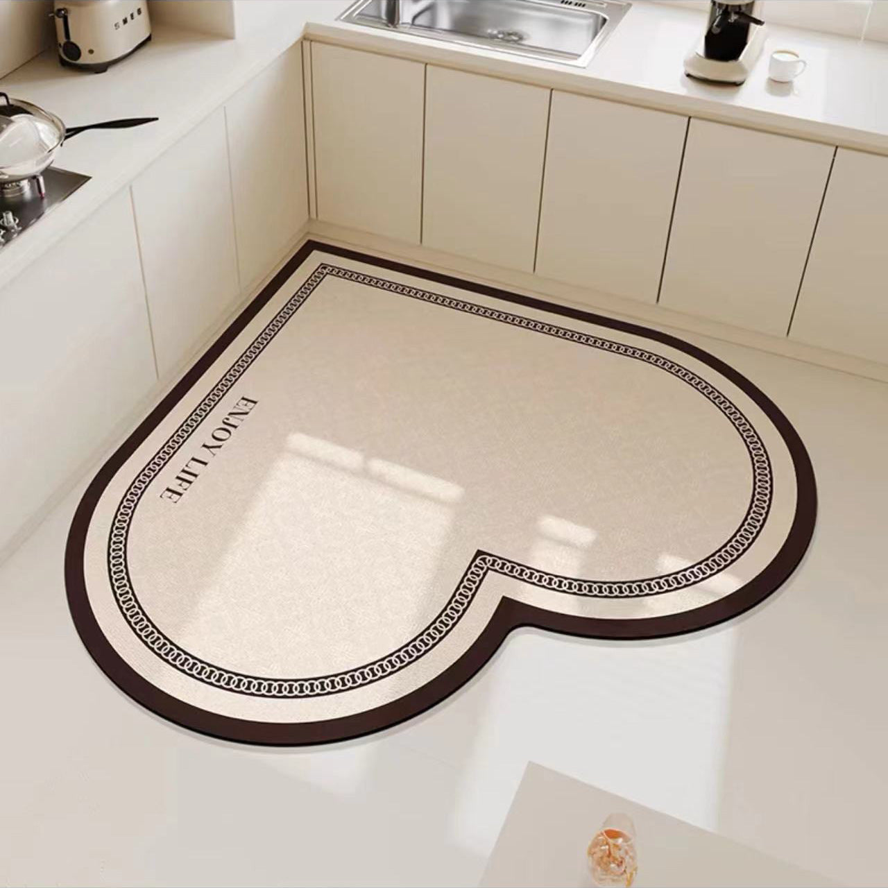 Household Kitchen Diatom Ooze Floor Mat Absorbent Oil-absorbing Quick-drying Stain-resistant Restaurant Floor Mat