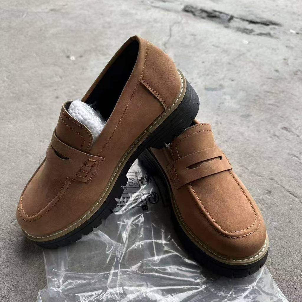 Fashion Flat Shoes Casual Matte British Style Women's Shoes